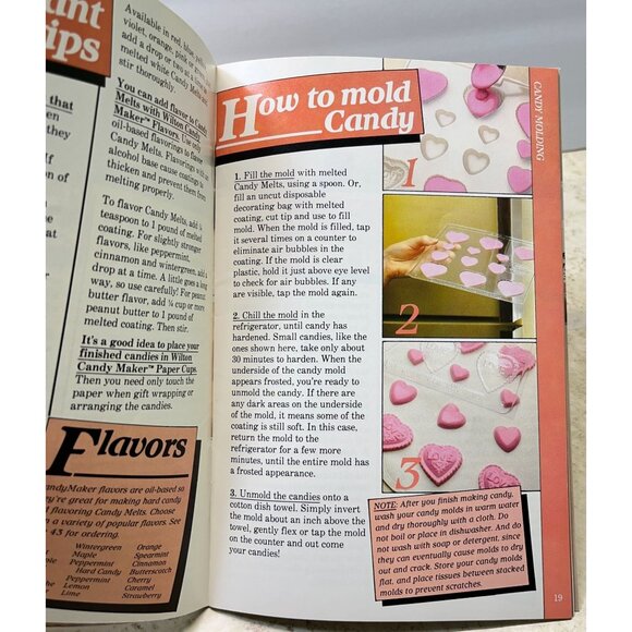 1983 Wilton Candy Making for Beginners Recipes and Instructions Booklet Vintage - Picture 5 of 6